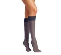 Wolford Satin Touch 20 Knee-Highs Calze al Ginocchio, 20 DEN, Blu, M Donna
