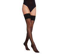 Wolford Satin Touch 20 Stay-Up Collant, 20 DEN, Nero (Black 7005), M Donna