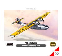 WOLFPACK 1/72 PBY-4 Catalina WW2 US Navy Flying Boat Premium Model Kit WP17214
