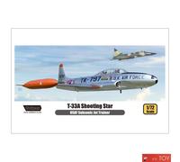 Wolfpack 1/72 T-33A Shooting Star USAF Subsonic Jet Trainer Model Kit WP17216