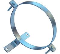 WOLFPACK 22010034 Abrazadera Para Tubo Estufa Galvanizado Con Soporte 150mm