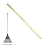 Wolfpack 2290102 Manico in legno per rastrello 1150 x 22 mm, cilindrico