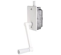 Wolfpack 5250255-Argano per tapparella di Sollevamento, a Incasso, Colore: Bianco