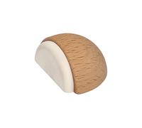 WOLFPACK 5320321 - Fermaporta Adesivo in Legno di Quercia, a Forma di Media Luna