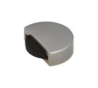 WOLFPACK 5320330 - Fermaporta Adesivo, Silenzioso, Colore: Cromato Opaco, Argento, 12x9x2 cm