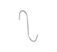 WOLFPACK LINEA PROFESIONAL 01020104 Macellaio inox n. 3 da 140 x 5 mm. Gancio per prodotti carnici, multicolore, singolo