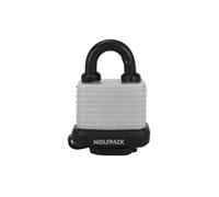 WOLFPACK LINEA PROFESIONAL 03100755 Lucchetto Intemperie Arco Normale 40 mm, Multicolore