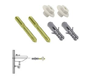 Wolfpack Linea Profesional 13070100 Kit Sanitario Fija Lavabo 10x110 mm. (2 Piezas), Cranberry