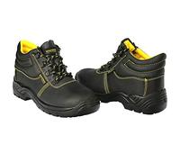WOLFPACK LINEA PROFESIONAL 15018200, S3 in Pelle Nera Wolfpack n. 36 spogliatoio, Scarpe di Sicurezza, Stivali da Lavoro. Unisex-Adulto, Nero, EU