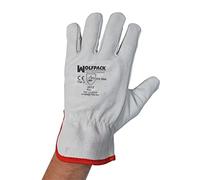 WOLFPACK LINEA PROFESIONAL 15030046 Guanti in pelle fiore 10" con gancio, multicolore, unico