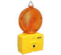 WOLFPACK LINEA PROFESIONAL 15070505 Baliza (Bateria) Señalización Obras, para Colgar o Atornillar, Alta Visibilidad