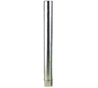 WOLFPACK LINEA PROFESIONAL 22010048 Wolfpack Tubo Acero Galvanizado, Ideal Estufas de Leña, Chimenea, Alta resistencia, Conducto Humos, Ø 130 mm sin llave