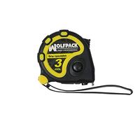 WOLFPACK LINEA PROFESIONAL 2302000 Flexometro 3 Metros con Freno Wolfpack Grip Special, 3 m