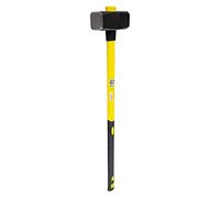 WOLFPACK LINEA PROFESIONAL 2500215 Martello con Manico in Fibra di Vetro 6 kg. Testa forgiata, con Anello Anti-Vibrazione, Mazza/porro