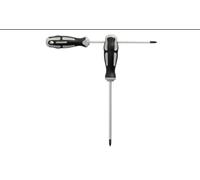 WOLFPACK LINEA PROFESIONAL Cacciavite Phillips Acciaio S2 Manico TPR Bimateriale. Misura PH 1 x Ø 5,0 x 100 mm. DIN5262