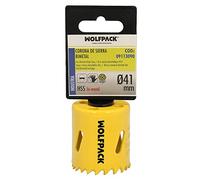 WOLFPACK LINEA PROFESIONAL Corona Sierra Bimetal Ã˜ 41 mm. Templado Termico, Base Reforzada. Corona Madera, Broca Agujeros Madera, Acero, Hierro, Plasticos