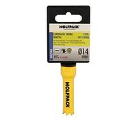 WOLFPACK LINEA PROFESIONAL Corona Sierra Bimetallica Ø 14 mm Temperato Termico, Base Rinforzata CorD303:D343na Legno, Punta Fori Legno, Acciaio, Ferro, Plastiche