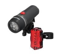 WOLFPACK LINEA PROFESIONAL Kit Luci Led Anteriore e Posteriore Per Bicicletta/Monopattino. Funzionamento a batteria.