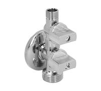 WOLFPACK LINEA PROFESIONAL Llave DE ESCUADRA 1/2x3/4x3/8 Squadra Uscita 3/4" e 3/8". Ingresso 1/2" Passo, Chiave angolare, Presa Doppia Lavatrice, Ottone, Multicolore, Individual