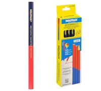 WOLFPACK LINEA PROFESIONAL - Matite da carpentiere bicolore da 18 cm, 12 pezzi