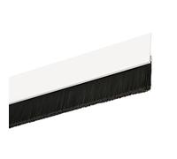 WOLFPACK LINEA PROFESIONAL 5190200 Paraspifferi in PVC con Spazzola. per Porte Colore Bianco, 1 Metro, Multicolour, One Size