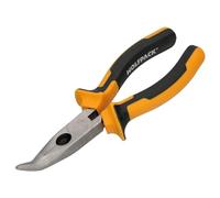 WOLFPACK LINEA PROFESIONAL Pinze bocca curva 150 mm. Acciaio DIN 5745 Pinze a punta curva, Pinze a bocca ricurva lunga,