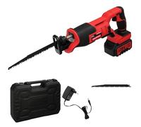 WOLFPACK LINEA PROFESIONAL Sega De Sable 20V Batteria 4Ah Cambio rapido della lama. Legno 100 mm. / Acciaio 6 mm.