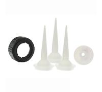 WOLFPACK LINEA PROFESIONAL Set Accesorios para Pistola Aluminio/Acero Aplicar Mortero 660 CC. Target 02210502
