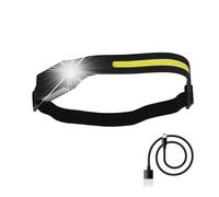 WOLFPACK LINEA PROFESIONAL Torcia a LED frontale testa regolabile 350 lumen 4 modalità, nastro regolabile, batteria ricaricabile con sensore di movimento, 19042030