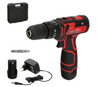 WOLFPACK LINEA PROFESIONAL Trapano avvitatore 12 V. Con 2 velocità e percussore. Batteria 1300 mAh. Coppia di serraggio 35 Nm. Marca