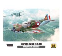 Wolfpack #WP14815 1/48 Curtiss Hawk H75-C1 WW2 French AF Fighter Plastic Model