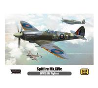 Wolfpack #WP14817 1/48 Spitfire Mk.XIVc WW2 RAF Fighter Premium Edition Plastic