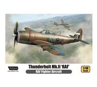 Wolfpack #WP14822 Scala 1/48 Thunderbolt MK.II 'RAF' Fighter Aircraft Premium
