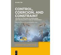 Wolfram Kinzig Control, Coercion, and Constraint (Copertina rigida)