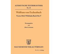 Wolfram Von Eschenbach Willehalm Buch I bis V (Tascabile)