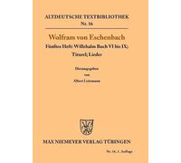Wolfram Von Eschenbach Willehalm Buch VI bis IX; Titurel; Lieder (Tascabile)