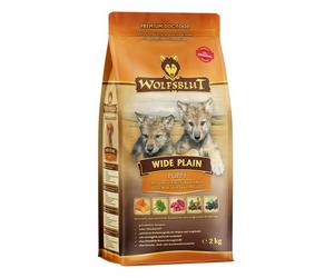 WOLFSBLUT Wide Plain Puppy per cuccioli con carne di cavallo e patate dolci 12,5 kg