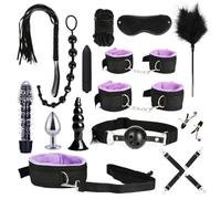 WOLFSDN [15 Pezzi] Yoga B nd ng Kit S xy Coppia Accessori S x Toy Adulti Lo di S x Toysper per Coppie S o L tto Shop Hot Oggetti Donna Viaggi M n tte (Viola)