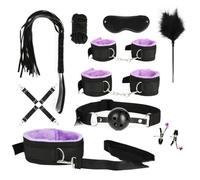 WOLFSDN Autodifesa e Allenamento - Set Yoga e Fitness 10 Pezzi - Serie Unisex (Viola)