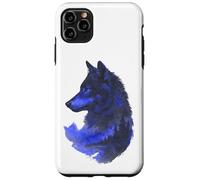 Wolfskopf Wolfssilhouette lupi montagne avventura natura lupo Custodia per iPhone 11 Pro Max