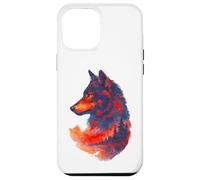 Wolfskopf Wolfssilhouette lupi montagne avventura natura lupo Custodia per iPhone 12 Pro Max