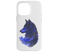 Wolfskopf Wolfssilhouette lupi montagne avventura natura lupo Custodia per iPhone 14 Pro Max