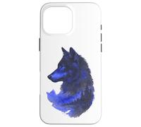 Wolfskopf Wolfssilhouette lupi montagne avventura natura lupo Custodia per iPhone 16 Pro Max