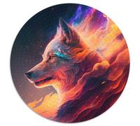 Wolfsnebel-Puzzle 1000 Teile für Erwachsene, schwierige Puzzles für Erwachsene, Familieninteraktion und lustiges Geschenk, lebendiges abstraktes Design, 1000 Teile (67,5x67,5cm)