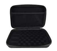 Wolfteeth 8 Pollici Enorme Capacità Vape Bag Custodia portatile da viaggio per Bobine Vape Forniture e Accessori Elettronici Soprattutto Piccoli Oggetti|Vuoto e No Liquido Senza Nicotina/Tutto Nero