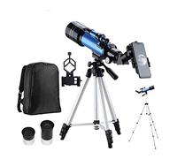 WolFum Adattatore telefonico per esplorare lo spazio lunare, telescopio, apertura 70 mm 400 mm telescopio rifrattore astronomico per bambini principianti telescopio da viaggio con borsa per il