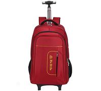 WolFum ZHANGQIANG 2 Ruote Bagaglio a Mano Valigia Cabina Leggera Trolley Semplice Borse da Viaggio/Zaino Trolley da Trasporto - Nero/Rosso (Colore : 8520 Rosso, Dimensioni : 30 * 20 * 48.5cm)