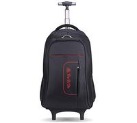 WolFum ZHANGQIANG 2 Ruote Bagaglio a Mano Valigia Cabina Leggera Trolley Semplice Borse da Viaggio/Zaino Trolley da Trasporto - Nero/Rosso (Colore : 8520 Rosso, Dimensioni : 30 * 20 * 48.5cm)