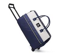WolFum ZHANGQIANG 3 in 1 Trolley con Ruote Approvato da Cabina Borsa da Viaggio Zaino da Volo Bagaglio a Mano Valigia da Cabina (Colore : Blu, Dimensioni : Small) Raddoppia il Comfort