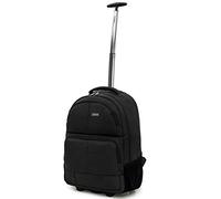 WolFum ZHANGQIANG 3 in 1 Trolley con Ruote Approvato da Cabina Borsa da Viaggio Zaino da Volo Bagaglio a Mano Valigia (Colore: Marrone, Dimensioni: 36 * 17 * 52 cm) Raddoppia il Comfort